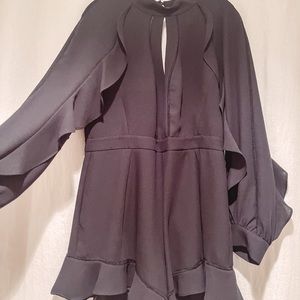 Brand New BCBG Beatrix Black Romper